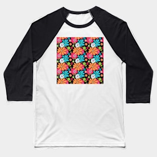 Floral pattern Baseball T-Shirt